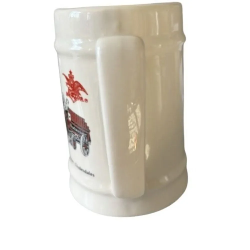 Budweiser Champion Clydesdales Vintage Ceramic Stein Mug